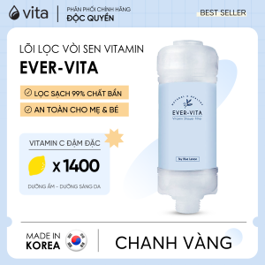 Lõi lọc tắm Vitamin EVER-VITA hương Chanh Vàng